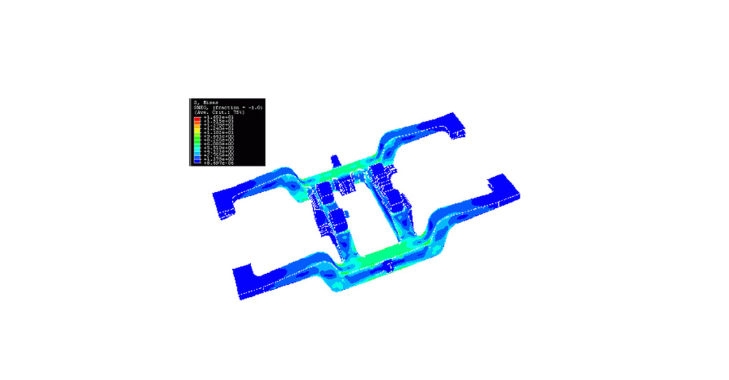 Bogie Frame for DMU